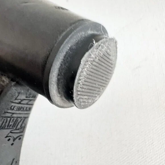 John Fluevog Paglia Black wedge Heels Leather Boots 8 - Picture 10 of 10